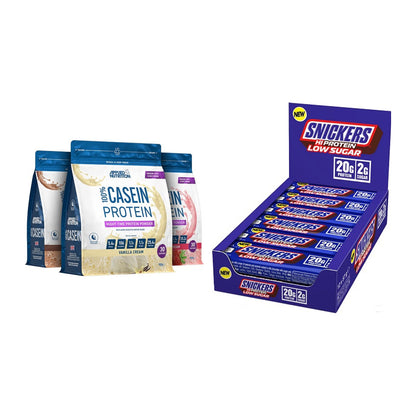 Schokolade Geschmacks-Duo: Applied Nutrition + 2× Snickers LOW SUGAR – alle enthaltenen Artikel