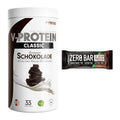 Schokolade Geschmacks-Duo: ProFuel VEGAN PROTEIN + 2× BioTech Zero Bar – alle enthaltenen Artikel