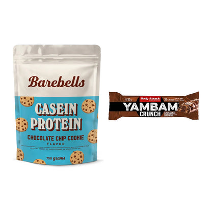 Schokolade Geschmacks-Duo: Barebells Casein + 2× Body Attack YAMBAM – alle enthaltenen Artikel