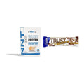 Schokolade Geschmacks-Duo: NNT Whey + 2× USN TRUST Crunch Bars – alle enthaltenen Artikel