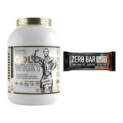 Schokolade Geschmacks-Duo: Kevin Levrone Gold + 2× BioTech Zero Bar – alle enthaltenen Artikel