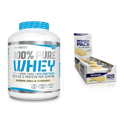Schokolade Geschmacks-Duo: BioTech 100% Pure + 2× Multipower Power – alle enthaltenen Artikel