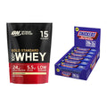 Schokolade Geschmacks-Duo: ON Whey Gold + 2× Snickers LOW SUGAR – alle enthaltenen Artikel