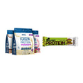 Schokolade Geschmacks-Duo: Applied Nutrition + 2× Olimp Protein Bar – alle enthaltenen Artikel
