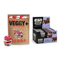 Schokolade Geschmacks-Duo: Sinob VEGGY + VEGAN + 2× ESN Designer Bar – alle enthaltenen Artikel