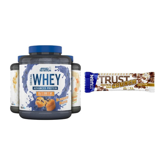 Schokolade Geschmacks-Duo: Applied Nutrition + 2× USN TRUST Crunch – alle enthaltenen Artikel