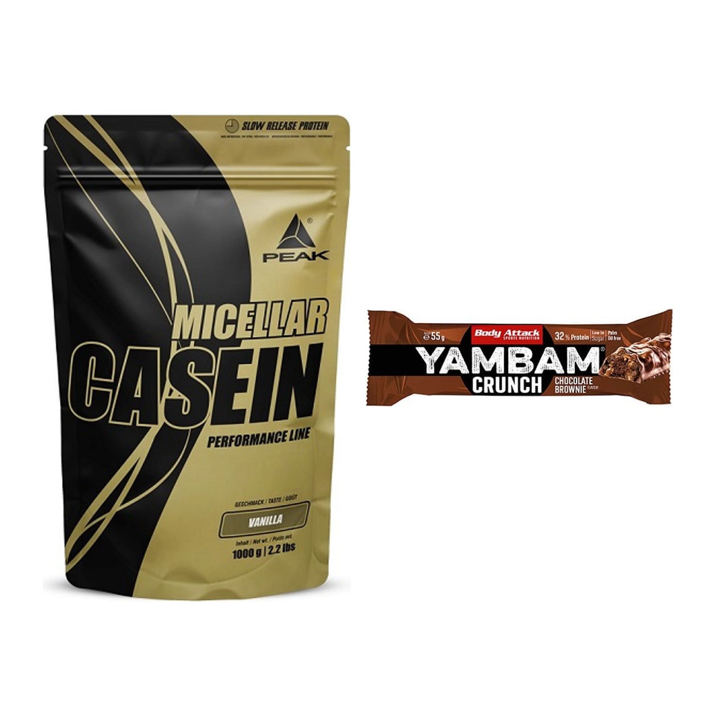 Schokolade Geschmacks-Duo: Peak Micellar Casein + 1 weitere – alle enthaltenen Artikel