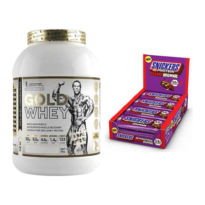 Schokolade Geschmacks-Duo: Kevin Levrone Gold + 2× Snickers High – alle enthaltenen Artikel