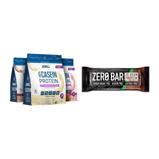 Schokolade Geschmacks-Duo: Applied Nutrition + 2× BioTech Zero Bar – alle enthaltenen Artikel