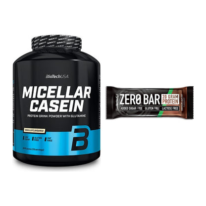 Schokolade Geschmacks-Duo: BioTech Micellar + 2× BioTech Zero Bar – alle enthaltenen Artikel