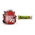 Schokolade Geschmacks-Duo: Scitec 100% Whey + 2× Olimp Protein Bar – alle enthaltenen Artikel