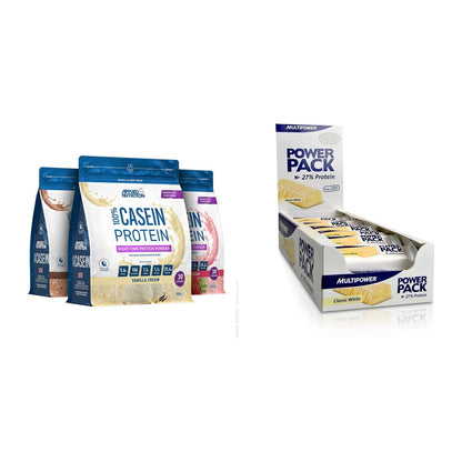 Schokolade Geschmacks-Duo: Applied Nutrition + 2× Multipower Power – alle enthaltenen Artikel