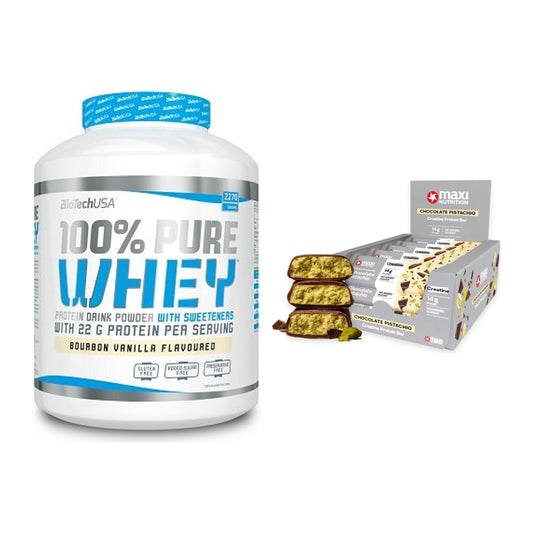 Schokolade Geschmacks-Duo: BioTech 100% Pure + 2× MaxiNutrition – alle enthaltenen Artikel