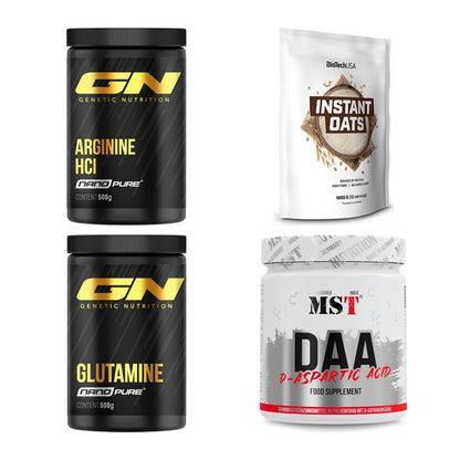 Neutral Sorten-Großset: GN Arginine HCL + BioTech Instant + 2 weitere – alle enthaltenen Artikel