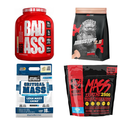 Vanille Sorten-Großset: BAD ASS MASS + Big Zone + 2 weitere – alle enthaltenen Artikel