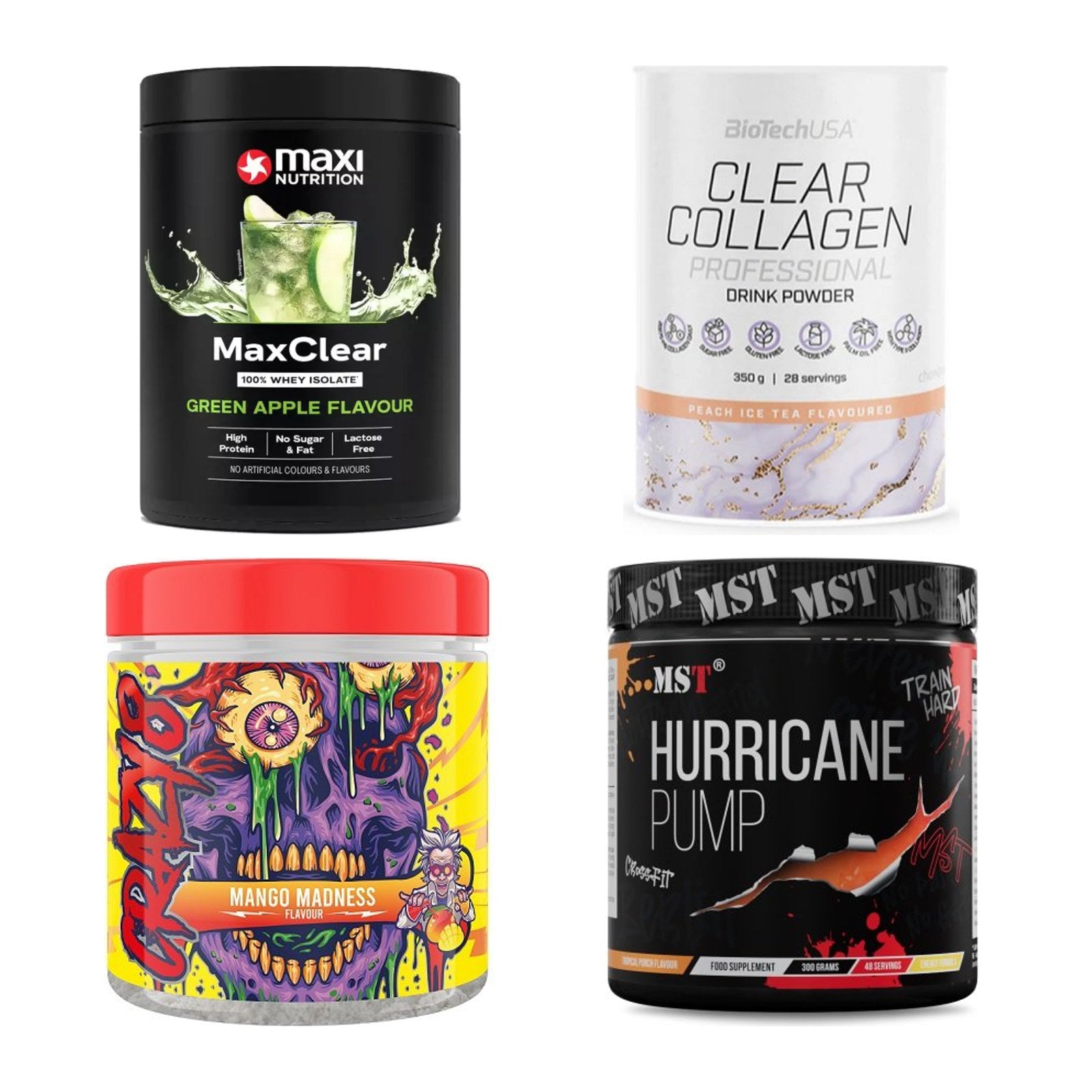 Apfel Sorten-Großset: MaxiNutrition + BioTech Clear + 2 weitere – alle enthaltenen Artikel