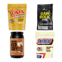 Schokolade Sorten-Großset: Twix Protein + Olimp Gain + 2 weitere