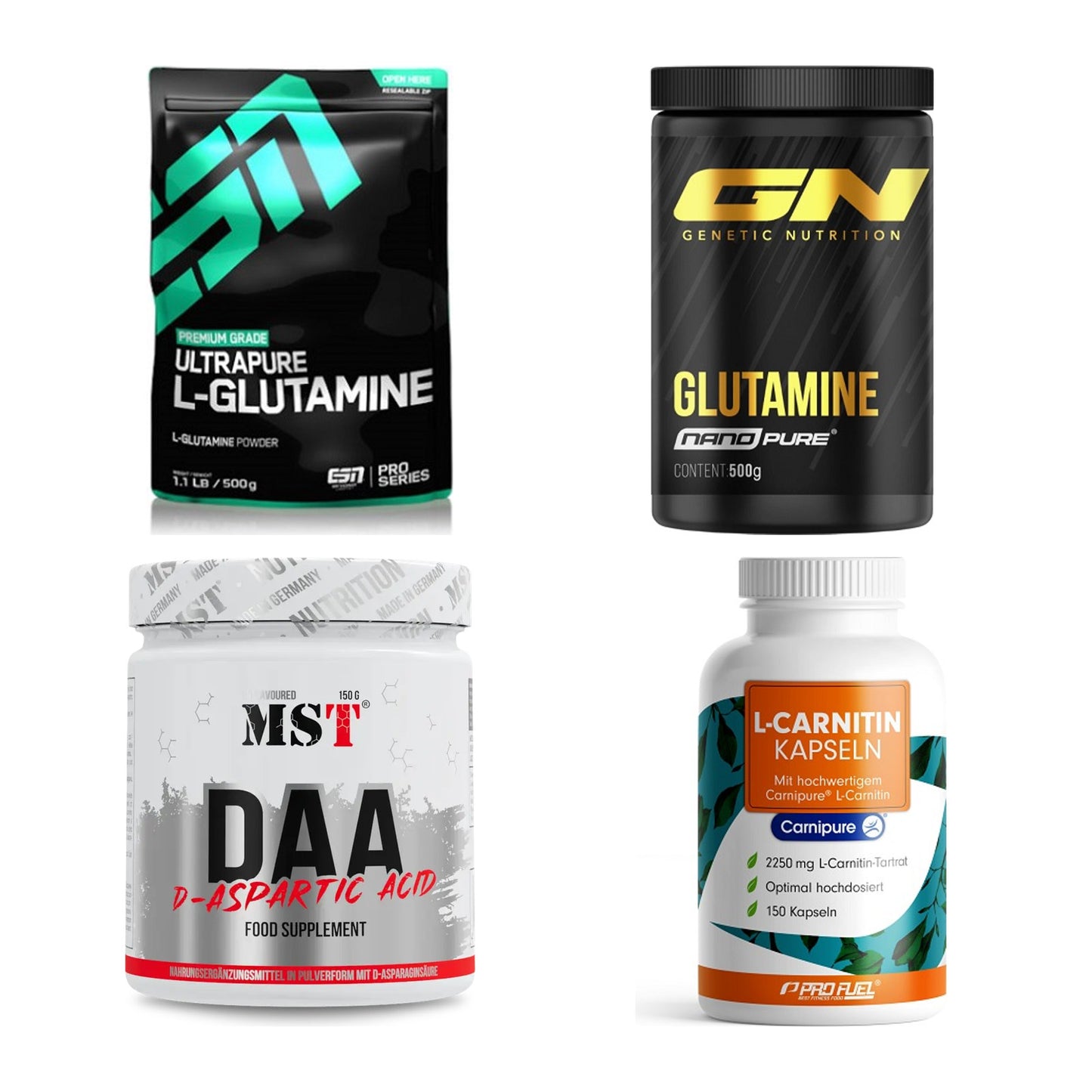 Neutral Sorten-Großset: ESN Ultrapure + GN Nano Pure + 2 weitere – alle enthaltenen Artikel