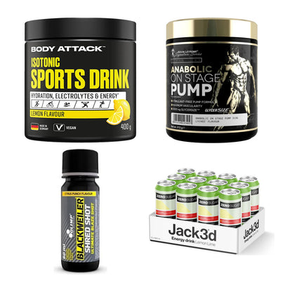 Zitrone Sorten-Großset: Body Attack + Kevin Levrone + 2 weitere – alle enthaltenen Artikel