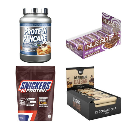 Schokolade Sorten-Großset: Scitec Protein + INLEAD Wafer + 2 weitere – alle enthaltenen Artikel