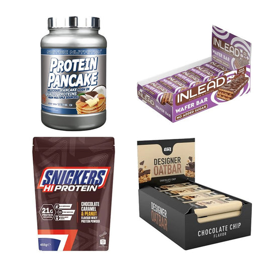 Schokolade Sorten-Großset: Scitec Protein + INLEAD Wafer + 2 weitere – alle enthaltenen Artikel