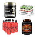Zitrone Sorten-Großset: Kevin Levrone + USP Labs Jack3d + 2 weitere – alle enthaltenen Artikel