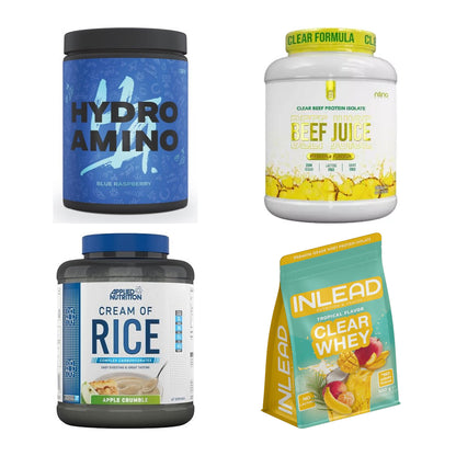 Apfel Sorten-Großset: Nanosupps Hydro + Nanosupps Beef + 2 weitere – alle enthaltenen Artikel