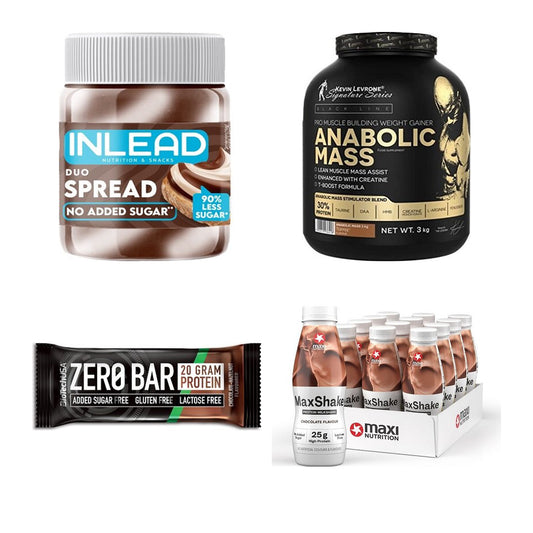 Schokolade Sorten-Großset: INLEAD Spread + Kevin Levrone + 2 weitere – alle enthaltenen Artikel