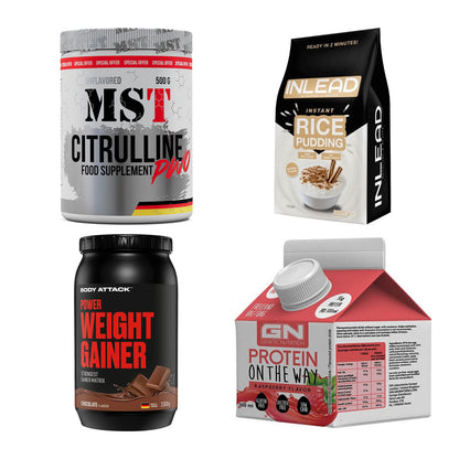 Neutral Sorten-Großset: MST Citrulline + INLEAD Instant + 2 weitere – alle enthaltenen Artikel