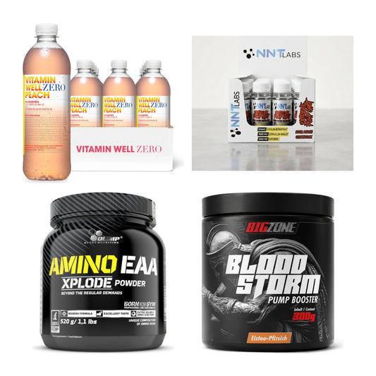 Pfirsich Sorten-Großset: Vitamin Well + NNT Extreme + 2 weitere – alle enthaltenen Artikel