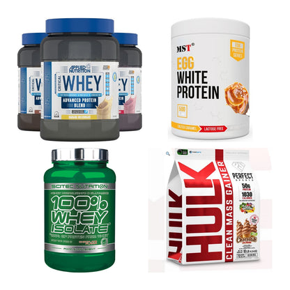 Banane Sorten-Großset: Applied Nutritio + MST EGG Protein + 2 weitere – alle enthaltenen Artikel