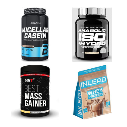 Vanille Sorten-Großset: BioTech Micella + Scitec Anabolic + 2 weitere – alle enthaltenen Artikel