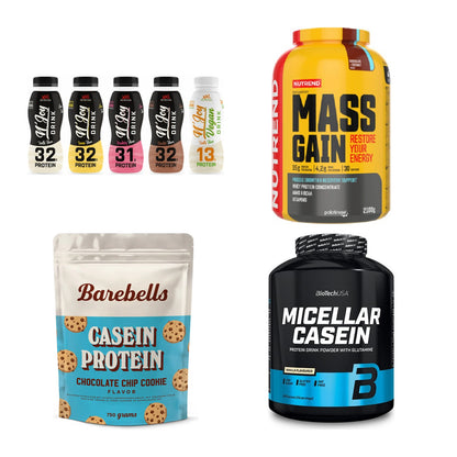 Schokolade Sorten-Großset: XXL Nutrition + Nutrend Mass + 2 weitere – alle enthaltenen Artikel