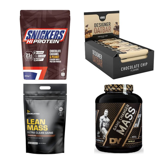 Schokolade Sorten-Großset: Snickers + ESN Designer + 2 weitere – alle enthaltenen Artikel