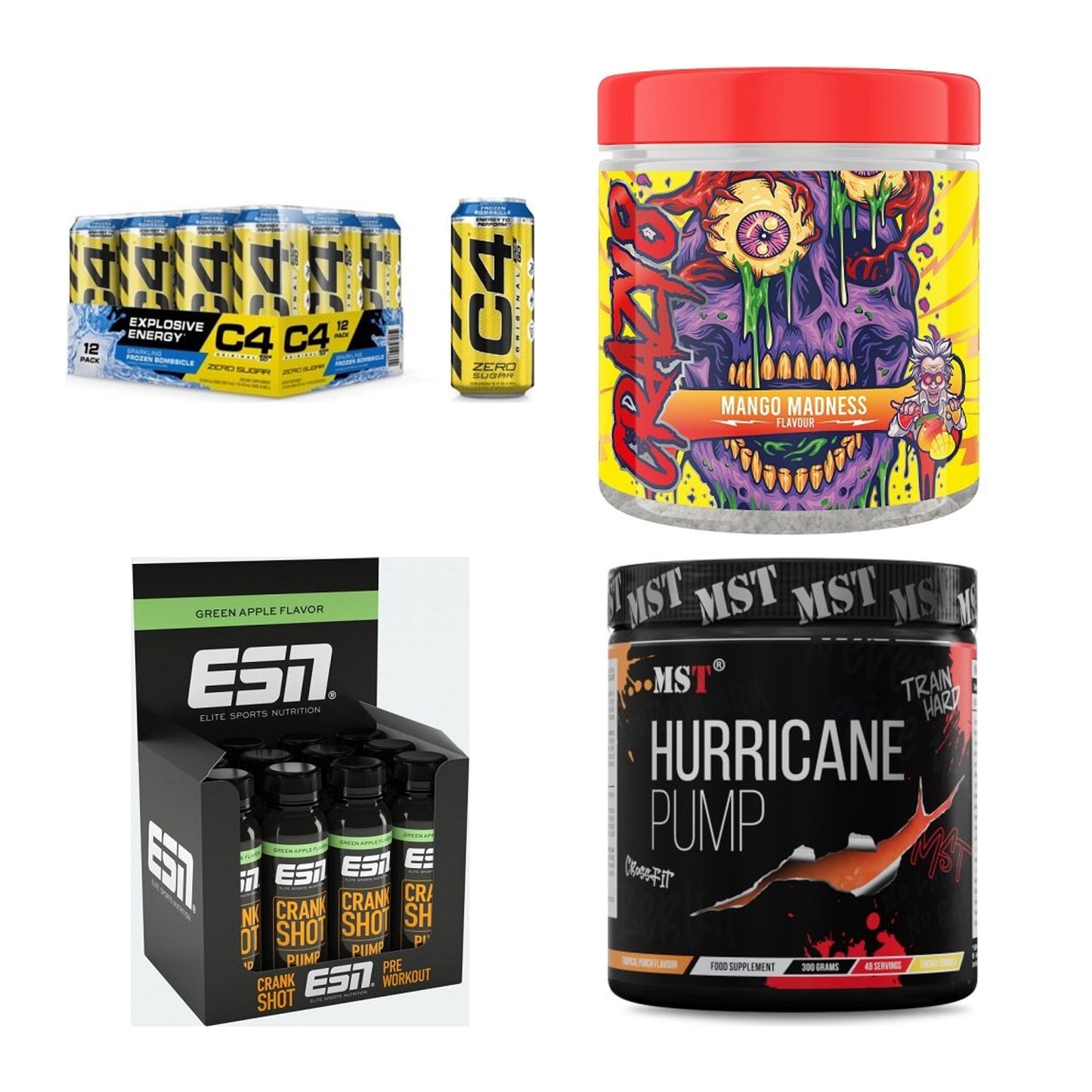 Apfel Sorten-Großset: Cellucor C4 + Swedish Suppleme + 2 weitere – alle enthaltenen Artikel