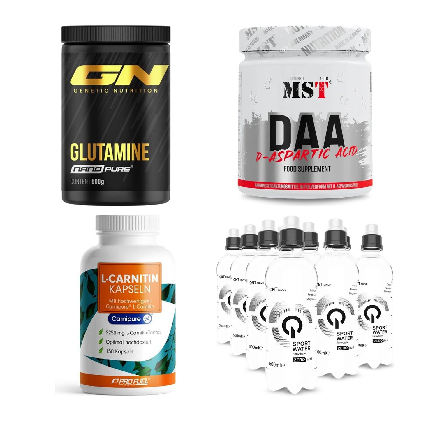 Neutral Sorten-Großset: GN Nano Pure + MST DAA 150 g + 2 weitere – alle enthaltenen Artikel