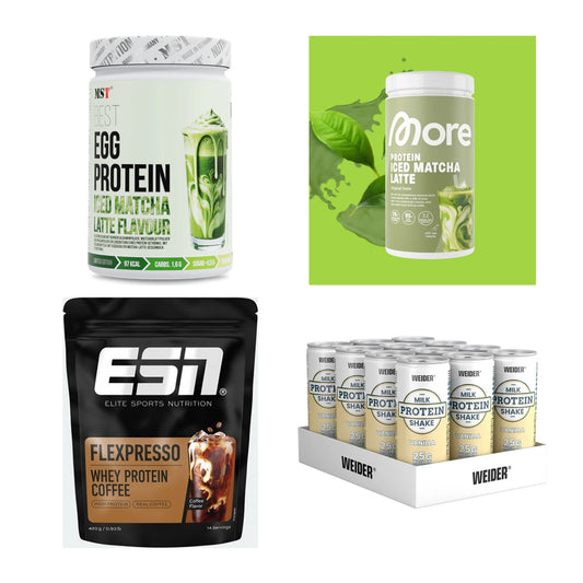 Kaffee Sorten-Großset: MST EGG Protein + More Nutrition + 2 weitere – alle enthaltenen Artikel