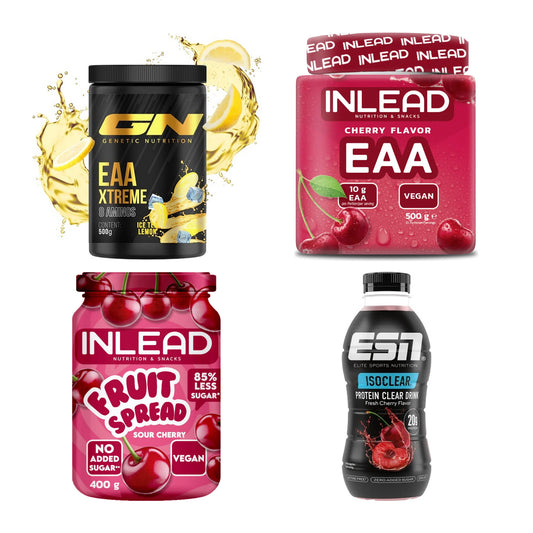 Kirsche Sorten-Großset: GN EAA Xtreme + INLEAD EAA + 2 weitere – alle enthaltenen Artikel