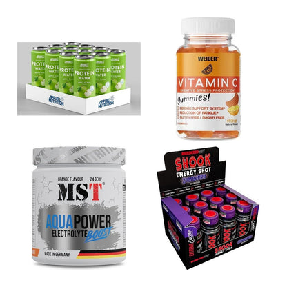 Orange Sorten-Großset: Applied Nutritio + Weider Vitamin C + 2 weitere – alle enthaltenen Artikel