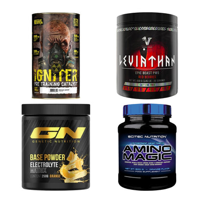 Orange Sorten-Großset: Nuclear Nutritio + Viking Power + 2 weitere – alle enthaltenen Artikel