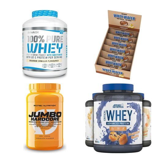 Schokolade Sorten-Großset: BioTech 100% + Weider Whey + 2 weitere – alle enthaltenen Artikel