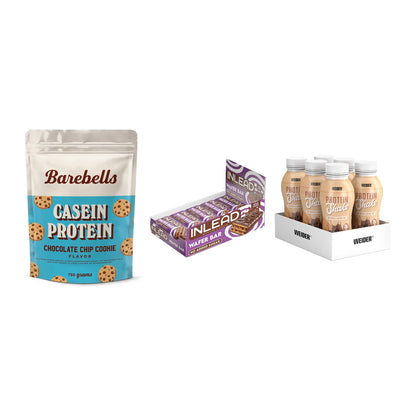 Schokolade Geschmacks-Trio: Barebells + 3× INLEAD Wafer + 1 weitere – alle enthaltenen Artikel