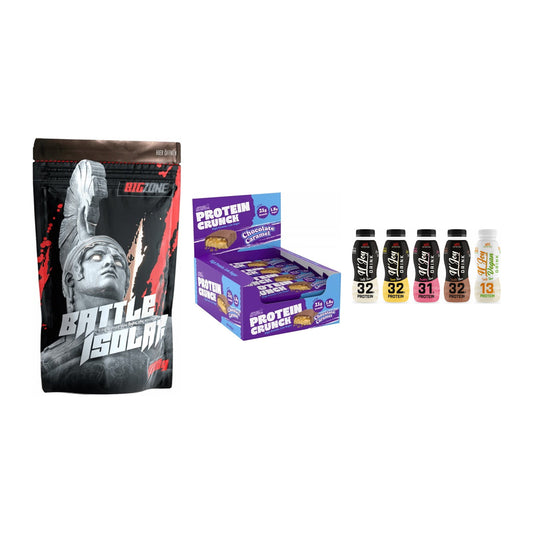 Schokolade Geschmacks-Trio: Big Zone + 3× Applied + 2× XXL Nutritio – alle enthaltenen Artikel