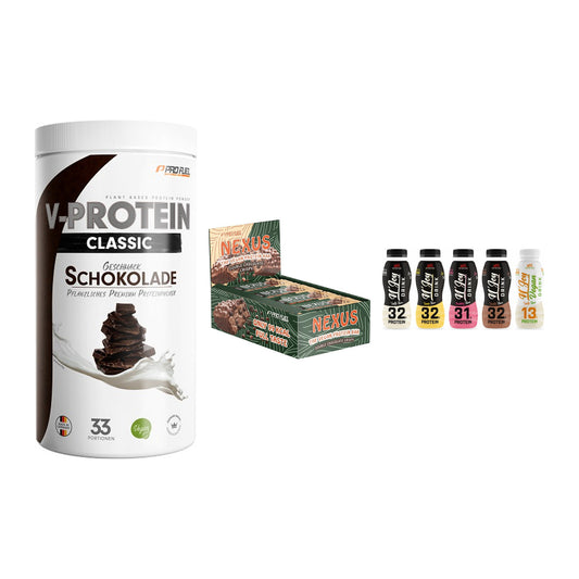 Schokolade Geschmacks-Trio: ProFuel VEGAN PROTEIN + 2 weitere – alle enthaltenen Artikel