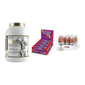 Schokolade Geschmacks-Trio: Kevin Levrone Gold Whey + 2 weitere – alle enthaltenen Artikel