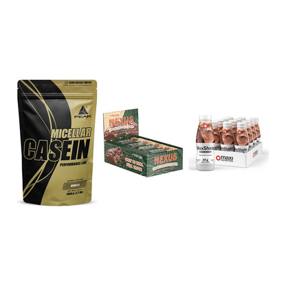 Schokolade Geschmacks-Trio: Peak Micellar Casein + 2 weitere – alle enthaltenen Artikel