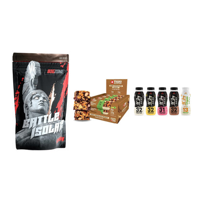 Schokolade Geschmacks-Trio: Big Zone + 3× MaxiNutrition + 1 weitere – alle enthaltenen Artikel