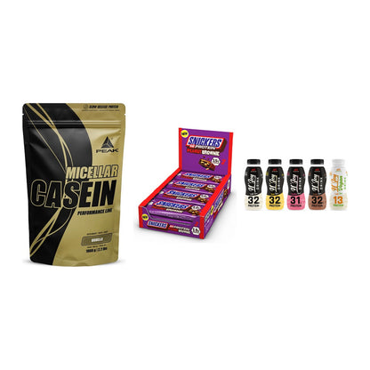 Schokolade Geschmacks-Trio: Peak Micellar Casein + 2 weitere – alle enthaltenen Artikel