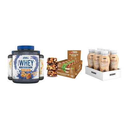 Schokolade Geschmacks-Trio: Applied + 3× MaxiNutrition + 1 weitere – alle enthaltenen Artikel