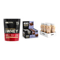 Schokolade Geschmacks-Trio: ON Whey Gold + 3× ESN Designer + 1 weitere – alle enthaltenen Artikel